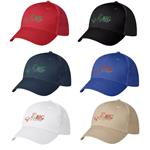AH1006 6 Panel Polyester Cap With Embroidered Custom Imprint